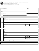 Form 48812 - Employer Request For Address Change / Correction