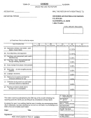 Sales And Use Tax Report Form - Town Of Gordo