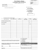 Consumer's Use Tax Report Form - City Of Daphne - Alabama