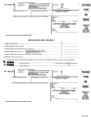 Form Hp-1040-es - Declaration And Voucher Form - Estimated Tax Payment