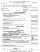 Form Hp-1120 - City Of Highland Park Income Tax Corporation Return Form - Income Tax Division - Highland Park, Michigan Printable pdf