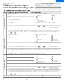 Form 3660 - Credit Project Preapproval Application
