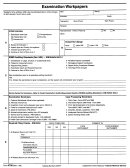 Form 4700 - Examination Workpapers Printable pdf