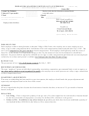 Form W-1 - Employers Quarterly Return Of Tax Withheld With Instructions