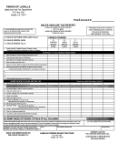 Sales And Tax Report Form