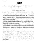 Form Uc-700 - Employer Newsletter - Arizona Department Of Economic Security Unemployment Insurance - October 2000