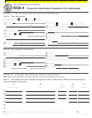 Form Boa-4 - Financial Information Statement For Individuals