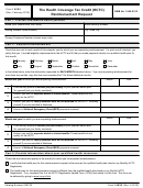 Form 14095 - The Health Coverage Tax Credit (hctc) Reimbursement Request Form