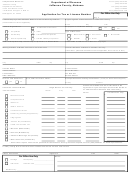Application Form For Tax Or License Number - Jefferson County