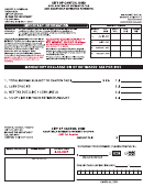 Declaration Form Of Estimated Tax And Quarterly Estimated Payments Printable pdf