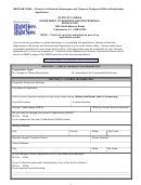 Form Dbpr Abt-6004 - Examination Application Of Officer/stockholder