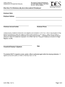 Form Ui-51 - Election To File Annually As A Household Employer