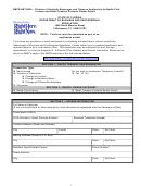 Form Dbpr Abt-6034 - Application For Bottle Club License And Retail Tobacco Products Dealer Permit