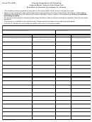 Form Ft-102b - Schedule Of Retailer Purchases For Resale