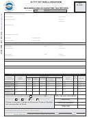 Business And Occupation Tax Form