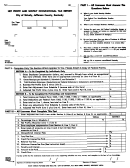 Net Report And Shively Occupational Tax Report Form - City Of Shively - Kentucky