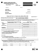 Form Rd-101 - Business License Application - State Of Missouri