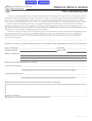 Form 76-005 - Petition For Waiver Or Variance - 2013