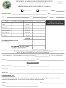 Dbpr Form Ab&t 4000a-006 - Requisition And Invoice For Cigarette Tax Indicia