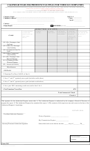 Form 303 - Premium Tax Final For Vehicle Companies - 2014