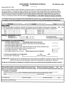 Form Rd-109nr - Wage Earner - Nonresident Scgedule Form - Revenue Division - Kansas City - Missouri