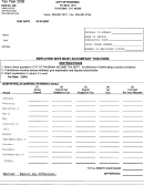 Form W3 1098 - Employer's Withholding Reconciliation