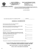 Clark County Business License Form - Notice Of Renewal Printable pdf