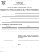 Form 34-18-22 - Designation Of Agent For Nonresident Landlord