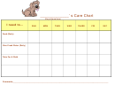 Dog Responsibility Chart