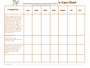 Bearded Dragon Care Chart Template
