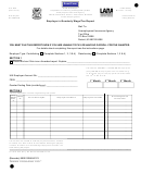 Form Uia 1028 - Employer's Quarterly Wage/tax Report