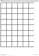 Inch Grid Paper Template