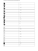 Common Decimal/fraction Equivalencies Template Printable pdf