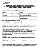 Form St-127 - Nys And Local Sales And Use Tax Exemption Certificate