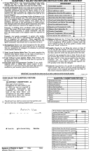 Quarterly Sales Tax Return Form - Instructions And Worksheet