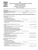 Form 11 - Maryland Public Service Company Franchise Tax Return