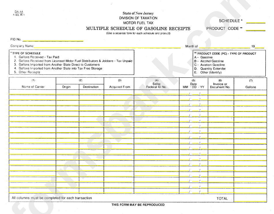 Ga Fuel Tax Rebate Form