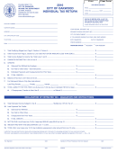 Fillable Oakwood Individual Tax Return Form - 2016 Printable pdf