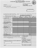Consumer Use Tax Quarterly Return Form - City Of Birmingham Printable pdf