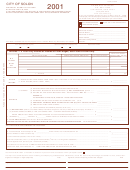 Form S-1040 - Individual Income Tax Return - 2001