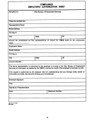 Form Cdf-311c - Compliance Employer's Authorization Sheet - Ohio Department Of Employment Services
