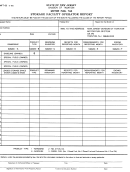 Form Mft-60 - Storage Facility Operator Report - Motor Fuel Tax