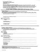 Form Dos-125 - State Notice