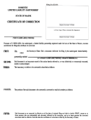 Form Mllp-17 - Certificate Of Correction - Maine Secretary Of State