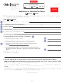 Application For Sales/use Tax Refund Form - Ohio Department Of Taxation