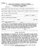 Form Rt-1120 - Nonresident Income Tax Agreement Form - Taxable Year