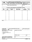 Form 5495 - Request For Discharge From Personal Liability Under Internal Revenue Code Section 6906 - Department Of The Treasury