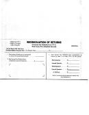Form Cw-3 - Reconciliation Of Returns Of Income Tax Withheld
