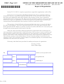 Form F0047 - Report Of Organization