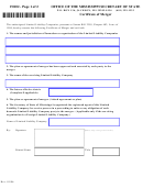 Form F0102 - Certificate Of Merger